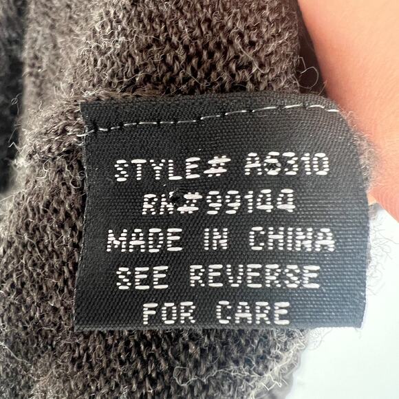 Lapis Skirt Womens L Maxi Gray Knit Y2K Whimsigoth Grunge Ruched - Picture 4 of 7